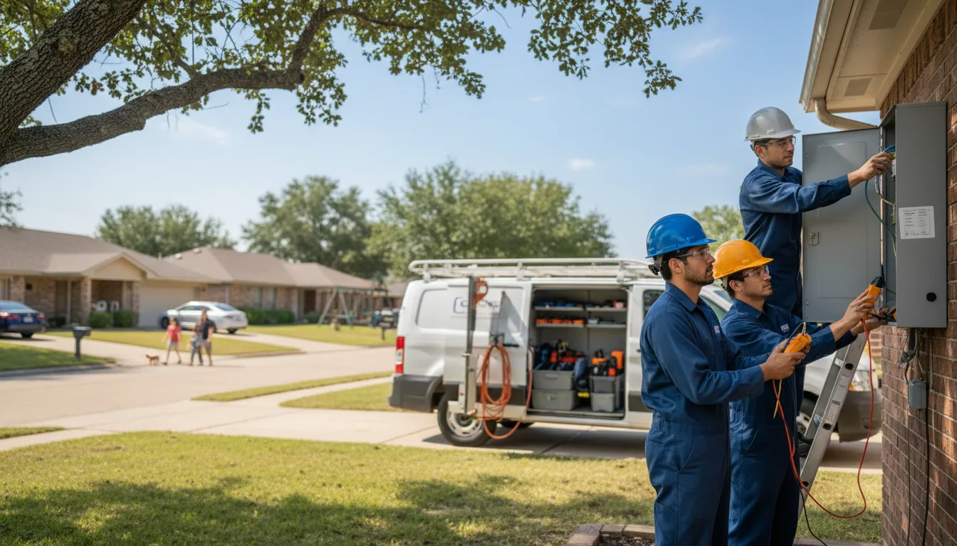 Certified electrician providing emergency electrical services in Hancock, MD